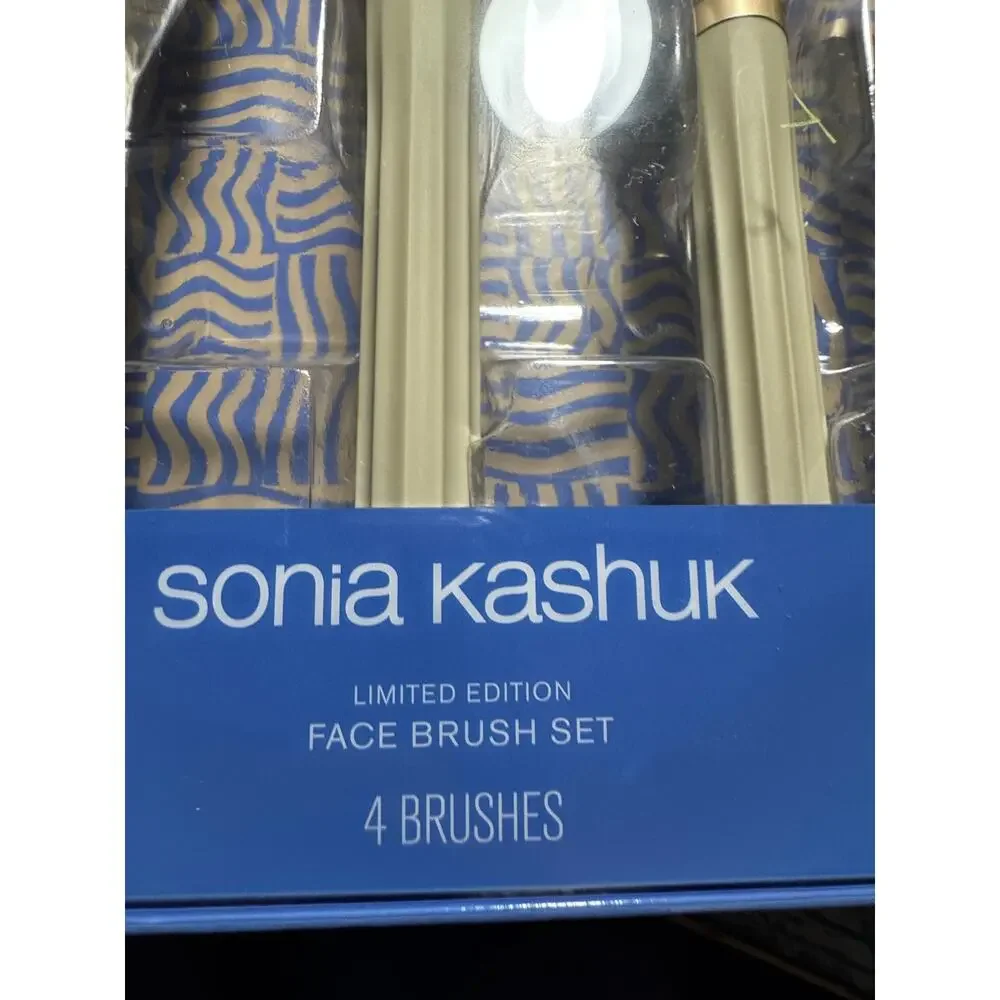 NWT Sonia Kasuh LIMITED EDITION Face Brush Set of 4
